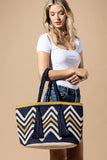 Ruggine Malaka Jute Woven Shoulder Tote Shopper Bag