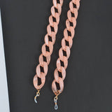 Pink Acrylic Link Chain Sunglasses Strap