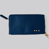 Skyla Dual Glasses Case Holder Navy Blue