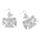 Thunderbird's Realm Artisan Silver Stud Earrings