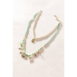My Treasures Double-Strand Charm Necklace – Green
