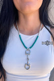 Say Whoa Necklace | Gold Western Bit Statement Necklace