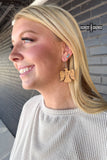 Western Cowgirl Tempe Thunderbird Leather Dangle Earrings