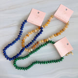 Lapis Blue Natural Stone Beaded Necklace