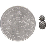 Sterling Silver Pineapple Stud Earrings | 7x3mm | Nina Designs