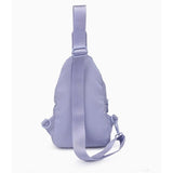 Beyond the Horizon Woven Neoprene Sling Backpack | Lilac Purple