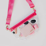 Kehlani Clear Stadium Bum Bag – Pink