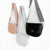 Serenity Saddle Crossbody Guitar Strap Bag Black