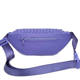 Aim High Woven Neoprene Belt Bag Fanny Pack Sling Bag Periwinkle