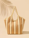 Capri Tote | Tan | Woven Paper Straw Beach Tote