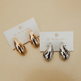 Not-So-Secret Admirer Teardrop Earrings Waterproof Silver