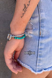 Snaffle Magic Bracelet | Turquoise Western Snaffle Bit Bracelet