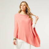 Lightweight Poncho | Light Coral