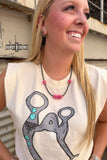 Pink Pony Necklace | Hot Pink Western Beaded Statement Necklace
