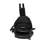 Ace Quilted Nylon Sling Backpack Black