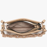 Jessica Clear Duo Crossbody Strap Chain Strap Black