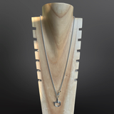 Snaffle Bit Necklace | Box Chain | Stainless Steel | 30"