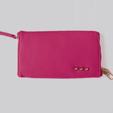 Skyla Dual Glasses Case Holder Fuchsia Pink