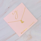 Bling Glam Cow Girl Crystal Boot Necklace