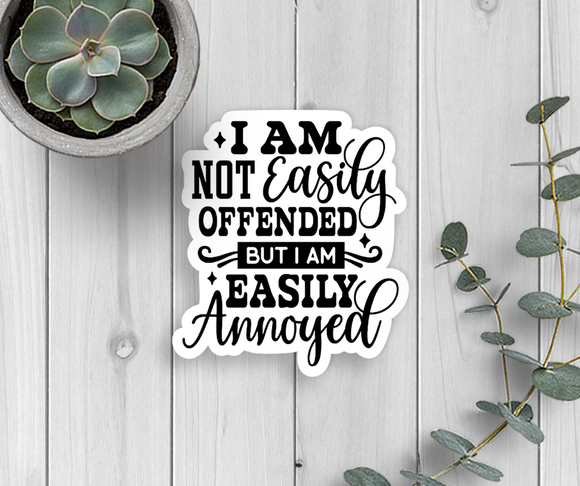 Easily Offended Vinyl Sticker