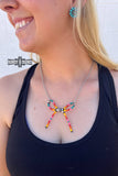 Bandera Bow Necklace | Beaded Western Statement Necklace