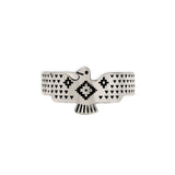 Thunderbird Sky Etched Brass Cuff Bracelet