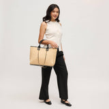 Jaxon Tote – Natural Black