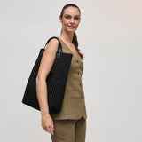 Zenith Zen Nude Hand-Woven Knot Tote with Zip Pouch
