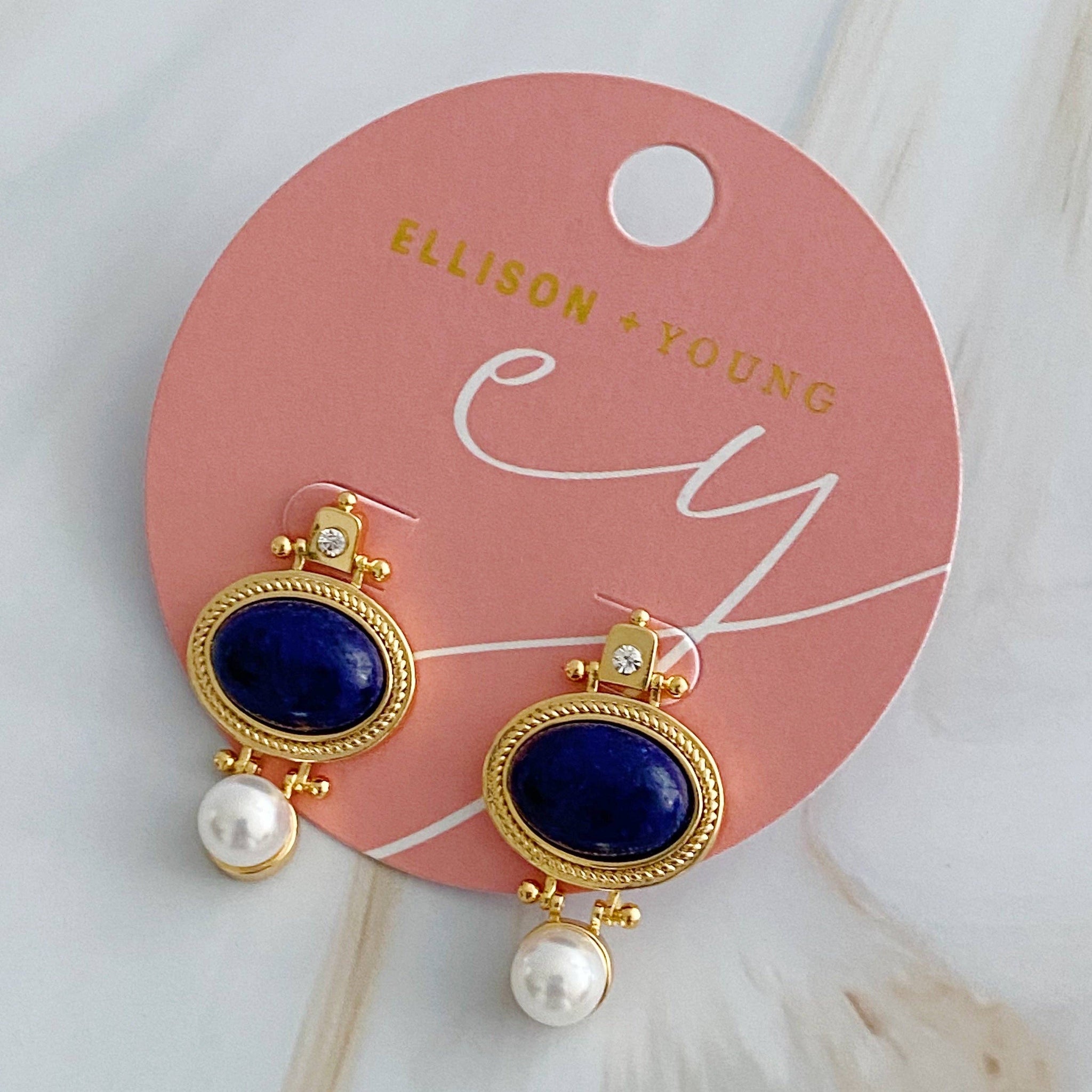Noble Beauty Designer Stud Earrings | 18k Gold Plated