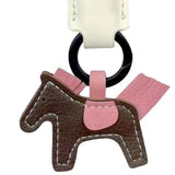 Do Everything In Love Vegan Leather Horse and Rope Key Ring Bag Charm
