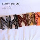Honey Paisley Bandana Hat Band