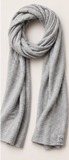 Catalina Light Grey Cashmere-Blend Travel Scarf & Wrap