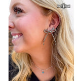 Bow Bliss Earrings Western Cowgirl Beaded Earrings
