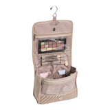 Joan & David Large Diagonal Quilted Hanging Toiletry Case