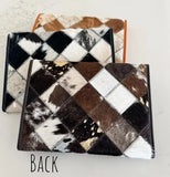 Boho Luxe iPad Sleeve - Hair-On Cowhide Laptop Bag