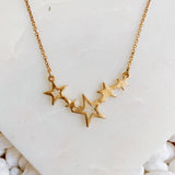 Star Lineage Layering Necklace – Gold