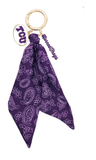TCU Horned Frogs Logo Bandana Bag Charm Keychain