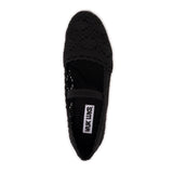 MUK LUKS Women's Shelby Ballerina Flat | Crochet Memory Foam Slip-On