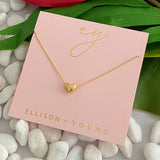 Love Bean Heart Necklace – Gold