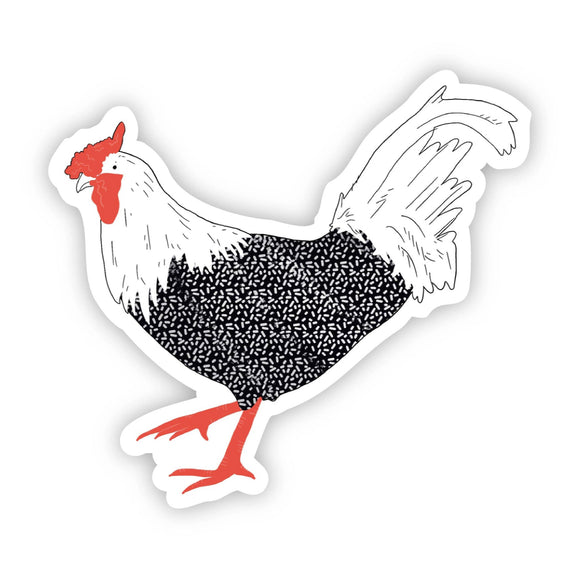 Red Rooster Vinyl Sticker