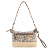 San Ysidro Falls Crossbody Bag – Floral Canvas & Leather | Myra Bag