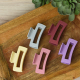 Rachel Matte Hair Clips Lilac Purple
