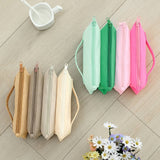 Flexible  Accordion Nylon Toiletry Cosmetic Travel Bags Neutral