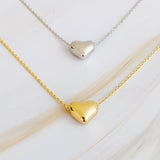 Love Bean Heart Necklace – Gold