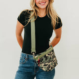 Callahan Canvas Printed Bum Bag – Camo