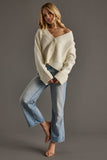 Ivory Knit Cropped Button Up Cardigan Cream