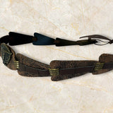 Handmade Western Hat Band with Bull Head Concho