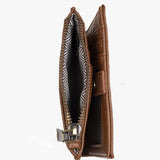 Zara RFID Zip-Top Snap ID Holder Card Wallet Charcoal Grey