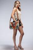 Kingston Hand-Woven Cotton & Chenille Boston Bag