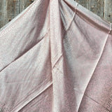 Blush Jacquard Wild Rag Scarf - Western Southwestern Floral Neck Scarf 35x35